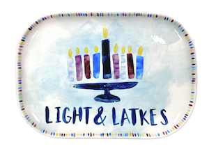 Sioux Falls Hanukkah Light & Latkes Platter