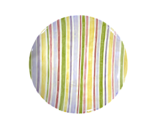 Sioux Falls Striped Fall Plate