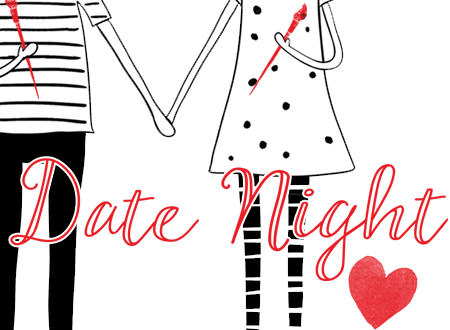 date night clip art black and white